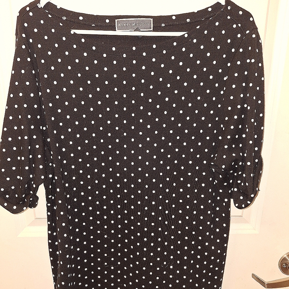 Karen Scott 1x womens top